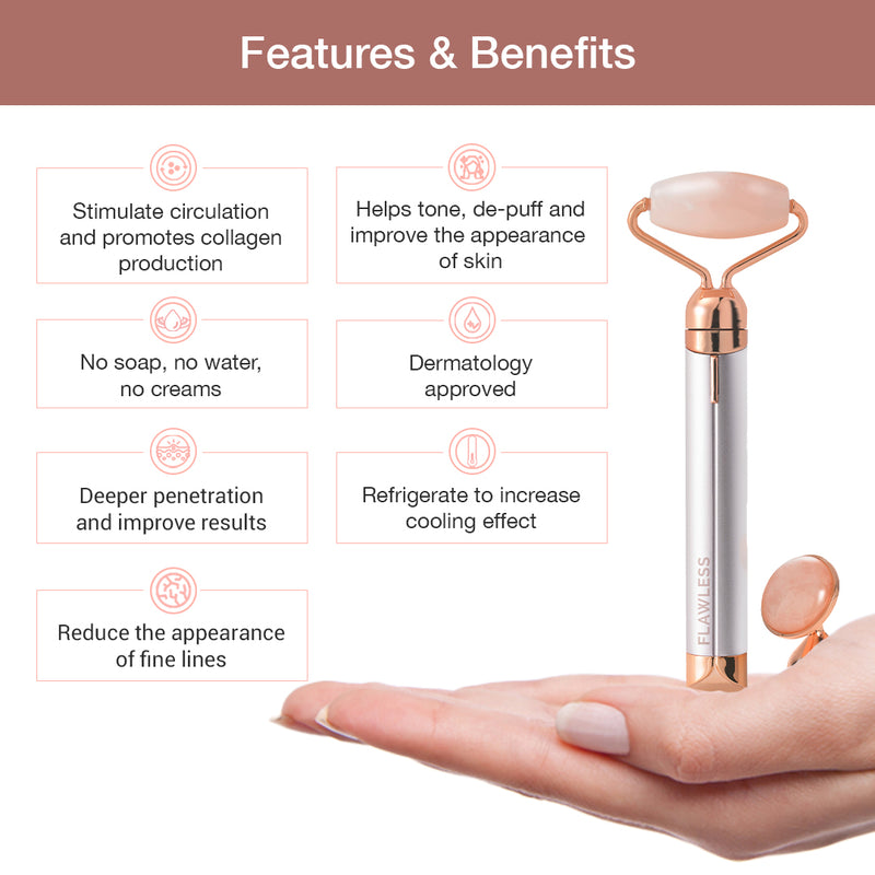 Face Massager Roller Facial Roller Contouring Massager for Face Lift,  Reduce Puffiness, Skin Tightening & Collagen Production, Clear Toxins